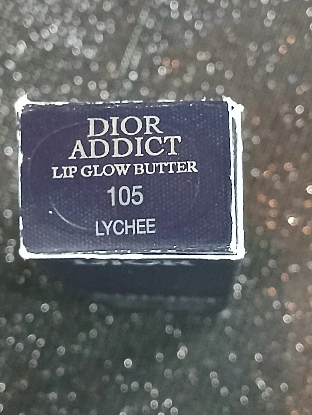 Dior Addict Lip Glow Butter — #105 Lychee Shade Hydrating Gloss With Bag Charm